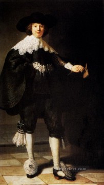 Retrato de Maerten Soolmans Rembrandt Pinturas al óleo